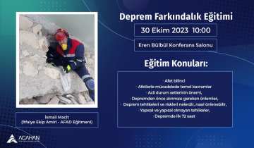 Deprem Farkındalık Eğitimi